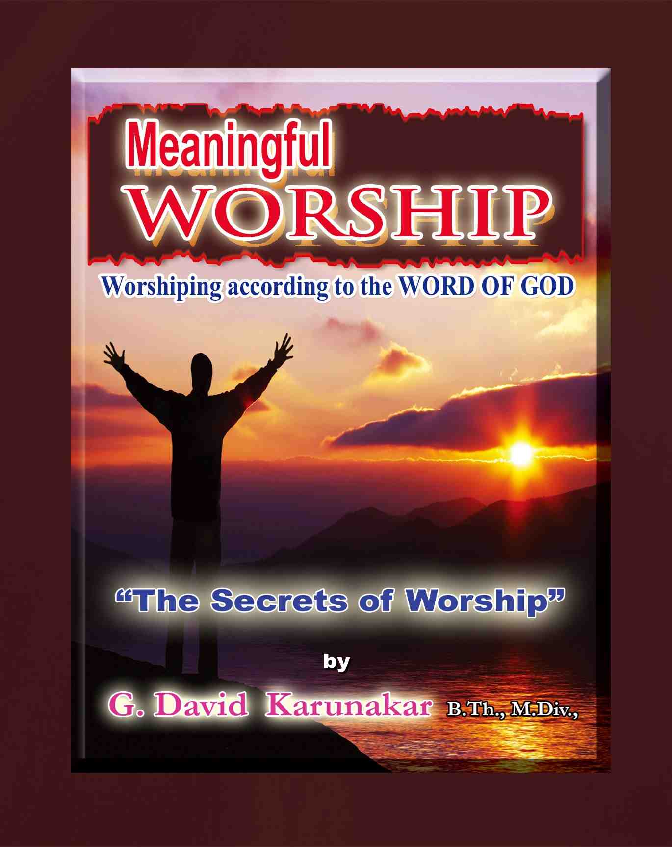 Meaningful Worship Book